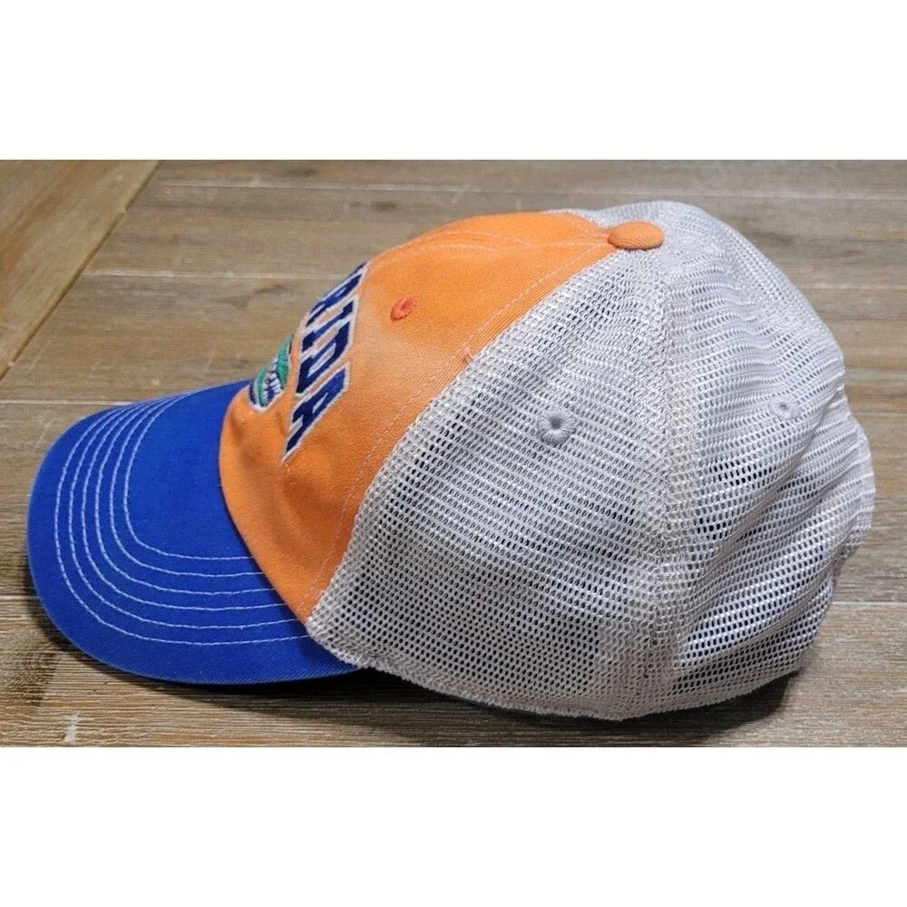 Florida Gators Truckers Hat Mesh Snapback Orange White Blue UF Captivating NCAA